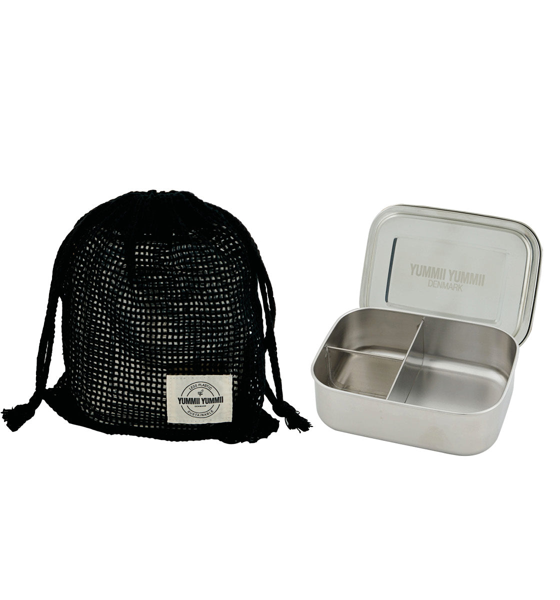 Lunchbox Brotdose Bentobox Edelstahl Medium 1000 ml - P U R V I D A Wohn- und Mode Accessoires