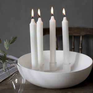 Kvistbro Kerzenständer 4 Kerzen 26 cm weiß