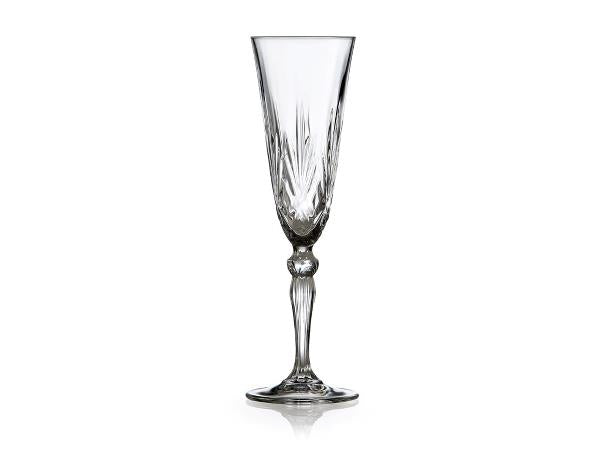 Sekt Champagner Glas Kristall 2er Set - P U R V I D A 