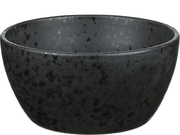 Bowl Schüssel Keramik 12 cm matt schwarz/schwarz – PURVIDA Design