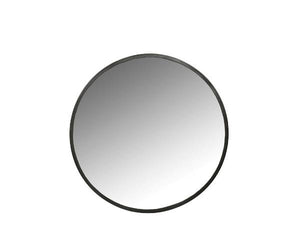 Spiegel rund schwarz 50 cm - P U R V I D A 