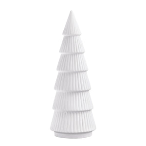 Weihnachtsbaum Keramik GRANSUND weiß